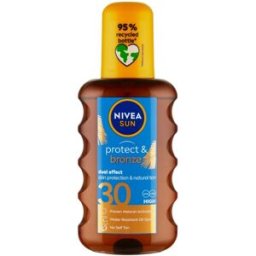 NIVEA - NIVEA SUN Protect+Bronze Oil Spray Opalovací krémy 200 ml unisex