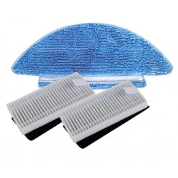 HEPA filtry a mop pro TESLA AI300, Conga 7290/7490 Eternal, iLife T10s sada 2+1ks