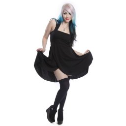 šaty dámské VIXXSIN - Suzanne - Black - POI056