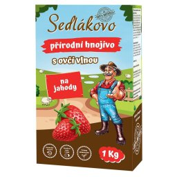 Sedlákovo ekologické přírodní hnojivo na jahody s ovčí vlnou je nejkomplexnějším organickým hnojivem. Je určeno pro venkovní pěstování jahod. Zlepšuje vlastnosti půdy a obohacuje ji o živiny.