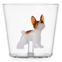 Ichendorf Milano designové sklenice na vodu Dogs Tumbler French Dog