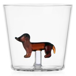 Ichendorf Milano designové sklenice na vodu Dogs Tumbler Bassotto
