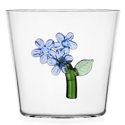 Ichendorf Milano designové sklenice na vodu Botanica Tumbler Light Blue Flower