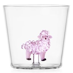 Ichendorf Milano designové sklenice na vodu Animal Farm Tumbler Pink Sheep