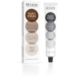 Revlon Professional - Nutri Color 3 in 1 Cream Nr. 524 Tónování vlasů 100 ml Černá unisex