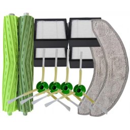 12ks Sada HEPA filtry, kartáče, mopy pro iRobot Roomba Combo j7, j7+, j9+, Combo 10 Max