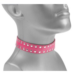 obojek Stud - Pink - RET031