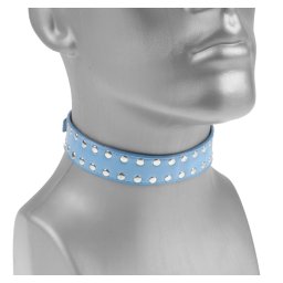 obojek Stud - Blue - RET029