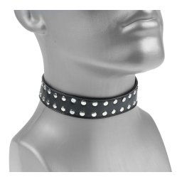 obojek Rivet - Black - RET002