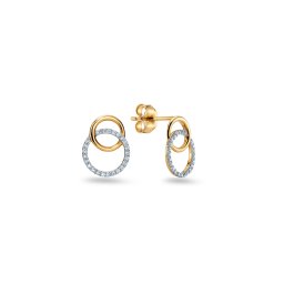 Diamantové napichovací náušnice 0,140 ct KU1620N