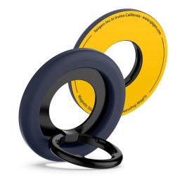 Spigen Nano Pop silikonový držák na telefon s MagSafe a prstenem - Blueberry Navy