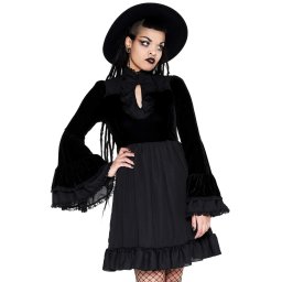 šaty dámské KILLSTAR - Lost Girl Ruffle - KSRA002968