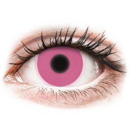 ColourVUE Crazy Glow - nedioptrické (2 čočky) Pink
