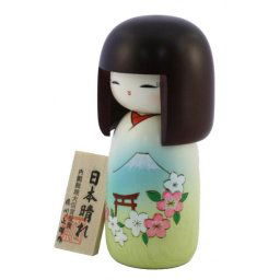 Japonská panenka Kokeshi Nihonbare 16 cm