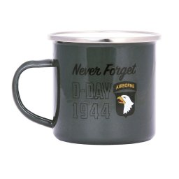 FOSCO hrnek D-DAY 1944 smaltovaný 300 ml ZELENÝ