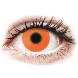 ColourVUE Crazy Glow - nedioptrické (2 čočky) Orange