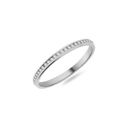 Dámský snubní prsten s diamanty 1,8mm, bílé zlato IZKR008A-F-BR