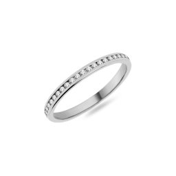 Dámský snubní prsten s lab-grown diamanty 2 mm, bílé zlato IZKR009A-F-LG