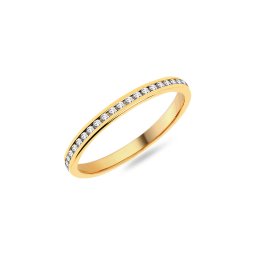 Dámský snubní prsten s laboratorně vypěstovanými diamanty 2 mm IZKR009-F-LG