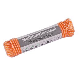 KesTek Multifunkční lano PA 15 m / 5,4 mm, oranžové 40235KT