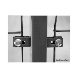 RETIC Příchytka U43 pro uchycení panelu ZN+PVC 5 mm, antracitová U4305AOR