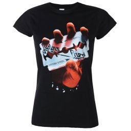 tričko dámské Judas Priest - British Steel - ROCK OFF - JPTEE01LB