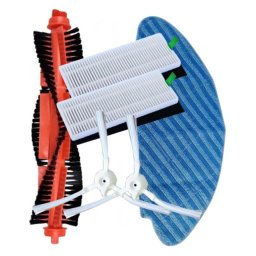 6ks HEPA filtry, kartáče a mop pro ETA Fido, Felix, ROWENTA Explorer S20, S40, S45, S50 X-plorer sada