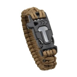 Gaira® Náramek Survivor 3379, Barva hnědá
