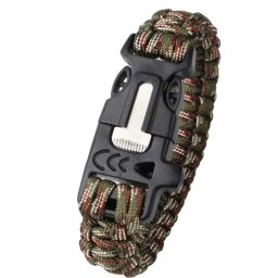 Gaira® Náramek Survivor 3379, Barva maskáčová