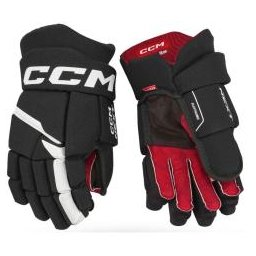 Hokejové rukavice CCM Next JR tmavě modro-bílá 12 palců = 30cm - výška postavy 157-172cm