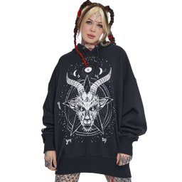 mikina unisex JAWBREAKER - Baphomet - Black - HLA 4423