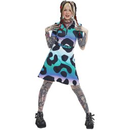 šaty dámské JAWBREAKER - Leopard - Multi - DRA 9160