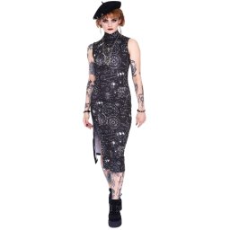 šaty dámské JAWBREAKER - Alchemy - Black- DRA 9570