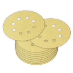 DEMA Brusný papír pro excentrickou brusku 125 mm P80, 10 ks 22514D