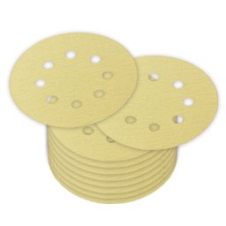 DEMA Brusný papír pro excentrickou brusku 125 mm P100, 10 ks 22515D
