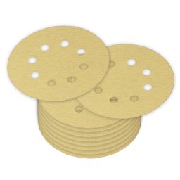 DEMA Brusný papír pro excentrickou brusku 125 mm P120, 10 ks 22516D