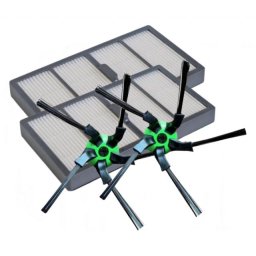 HEPA filtry a kartáčky pro iRobot Roomba S9, S9+, sada 4ks