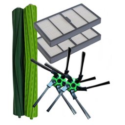 HEPA filtry, kartáče a kartáčky pro iRobot Roomba S9, S9+, sada 6ks
