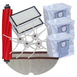12ks HEPA filtry, mopy, kartáče a sáčky pro ROBOROCK Q7 Max Plus, Q7 Max+, sada