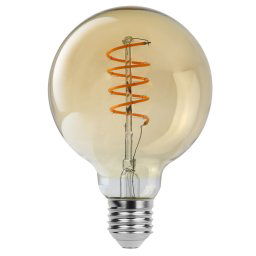 Rabalux LED žárovka Filament jantar G95 4W E27 79152