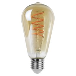 Rabalux LED žárovka Filament jantar ST65 4W E27 79156