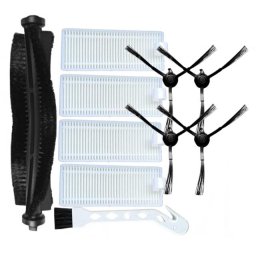 10ks Sada kartáčů a HEPA filtrů pro ROWENTA X-Plorer S65, S70+, S75s, S135, S140, 360 S8