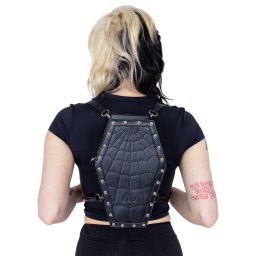 batoh (taška) HEARTLESS - WEB WEAVER - BLACK - B-WEB-B