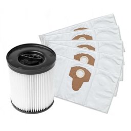 Filtr pro PARKSIDE PWD 30, PWD 25, PNTS 1400 H4 a sáčky textilní 58x31cm 1+5ks
