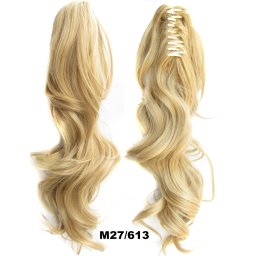 Girlshow Culík, cop na skřipci vlnitý, 50 cm - M27/613 (mix karamelová/beach blond)