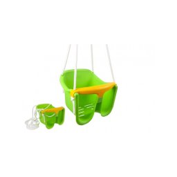 Chemoplast Houpačka Baby zelená plast 33x30x28cm nosnost 25kg v síťce 12m+ 49890344-XG