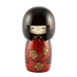 Japonská panenka Kokeshi Koujitsu - Krásný den, 13 cm