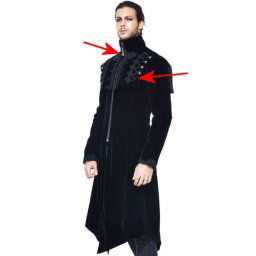kabát pánský DEVIL FASHION - POŠKOZENÉ - MY928