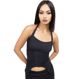 tílko dámské (top) KILLSTAR - Dark Dahlia - Black - KSRA012690