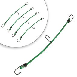 KesTek Napínáky na plachtu se 3 háčky, 500x8 mm, 4 ks 40245KT